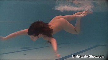 Erotic underwater show of Natalia